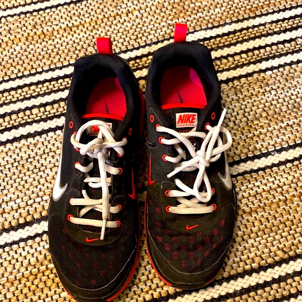 Pink and black training Nikes